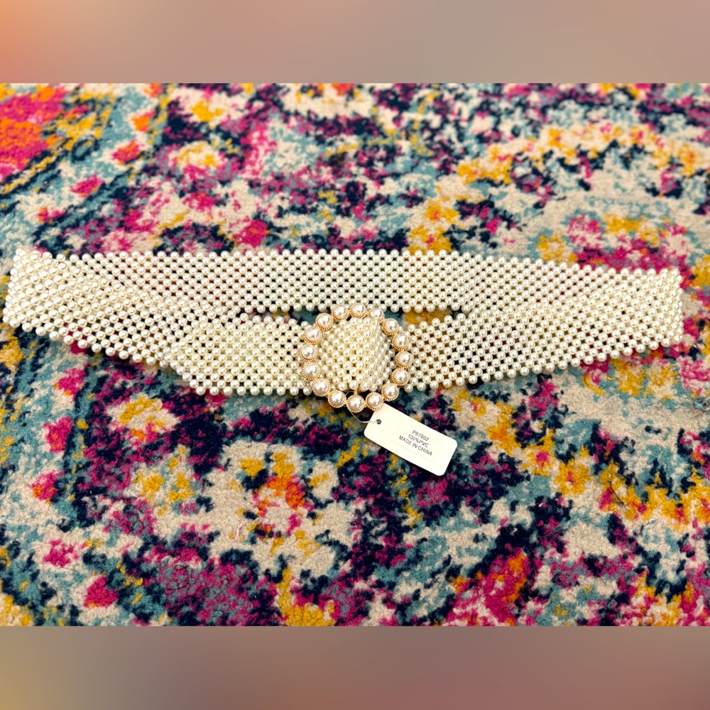 Brand New Pearl Belt, Bridal Belt